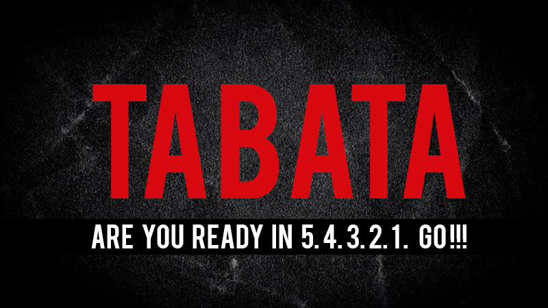 IL TABATA TRAINING