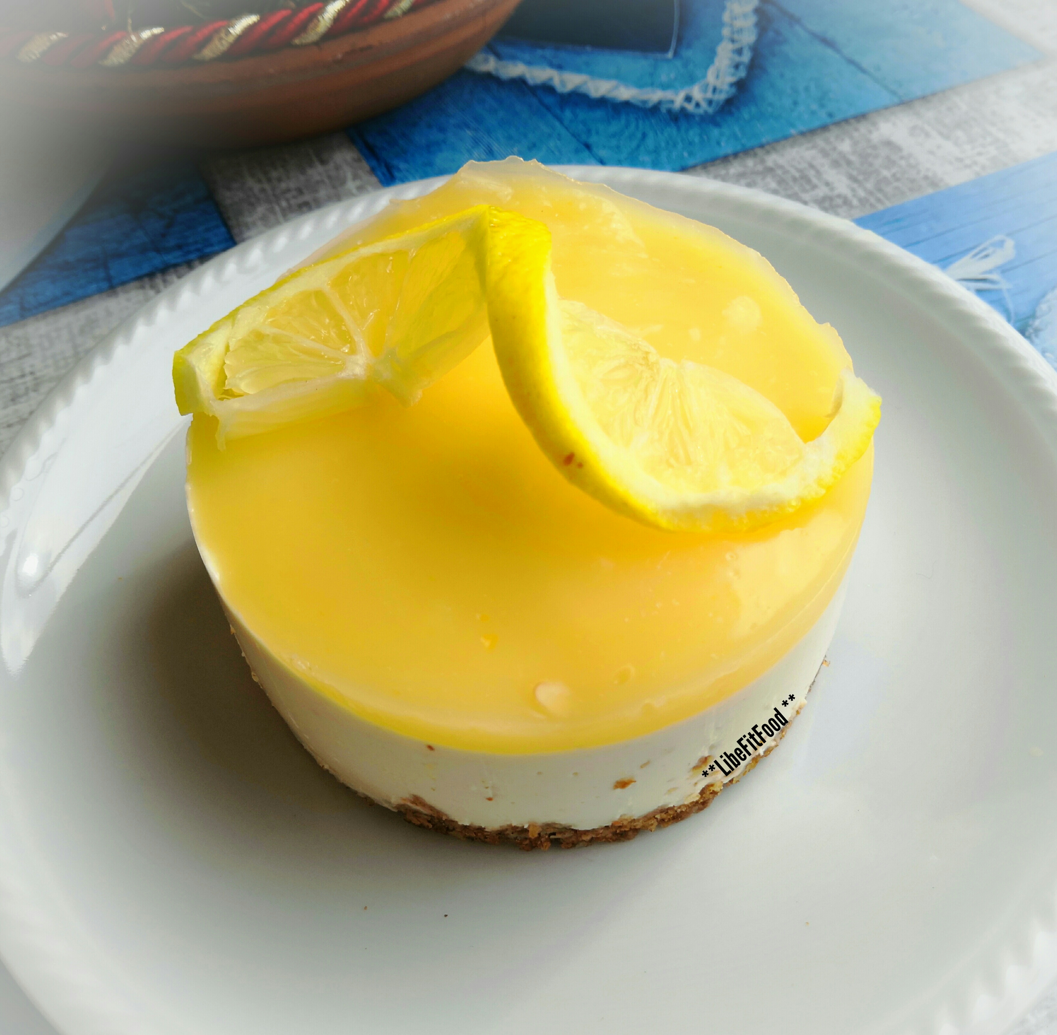 FIT CHEESECAKE AL LIMONE ﻿SENZA COTTURA – di Liberata Gallo