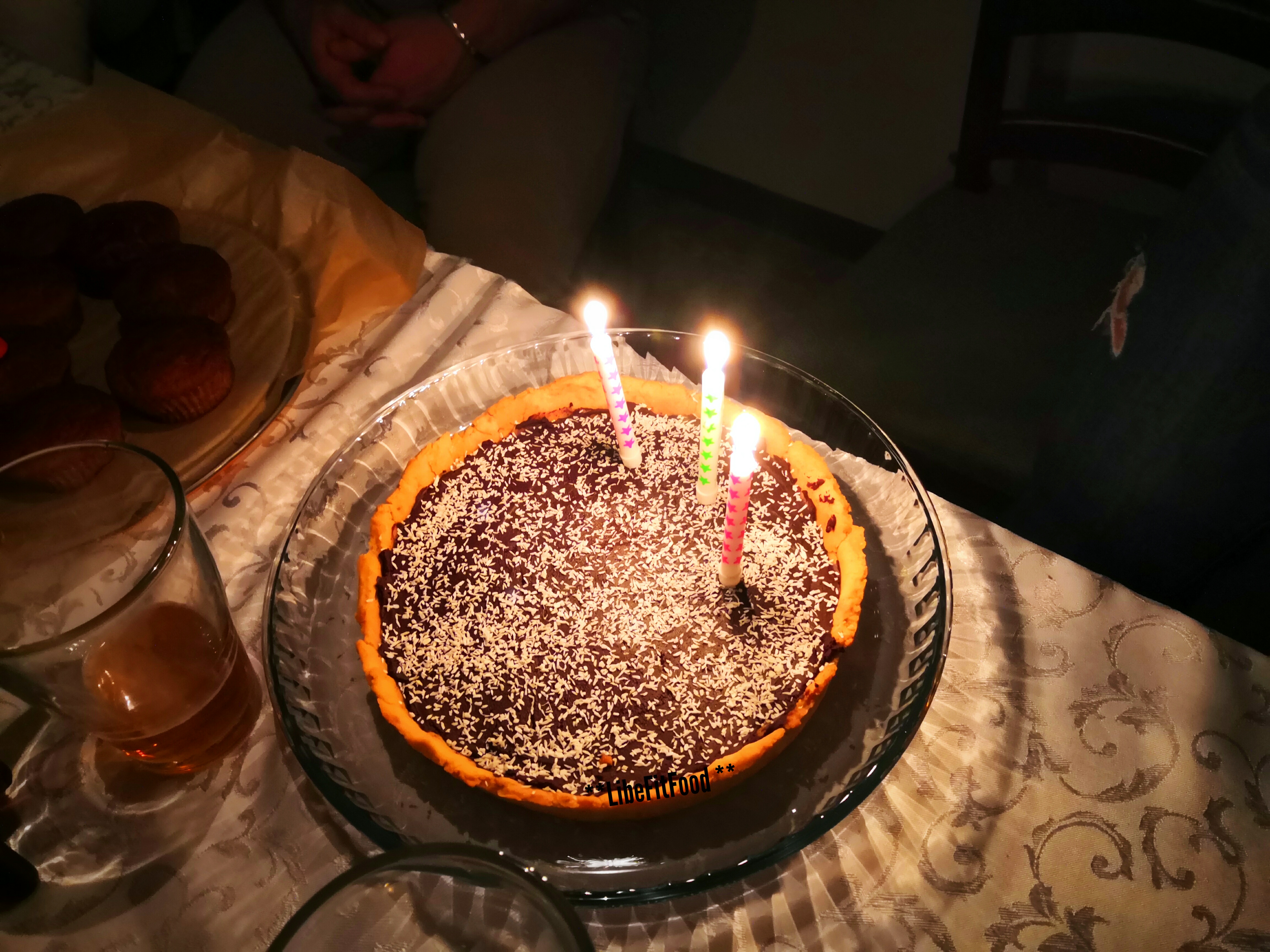 CROSTATA SENZA GLUTINE CON CREMA AL CIOCCOLATO E COCCO di Liberata Gallo